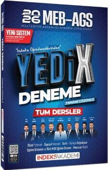 İndeks Akademi 2026 MEB AGS Tüm Dersler YediX 7 Deneme