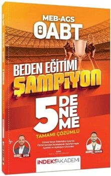 İndeks Akademi ÖABT MEB AGS Beden Eğitimi Şampiyon 5 Deneme