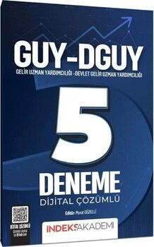  İndeks Akademi GUY DGUY Gelir Uzman Yardımcılığı 5 Deneme