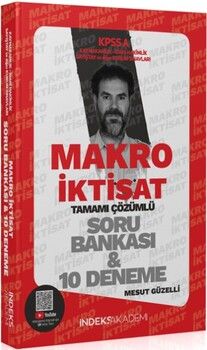 İndeks Akademi KPSS A Grubu Makro İktisat Soru Bankası ve 10 Deneme Çözümlü