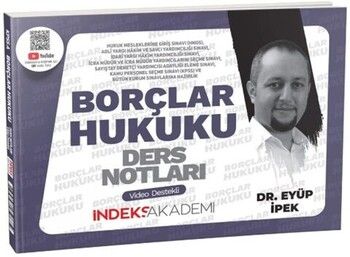 İndeks Akademi KPSS A Grubu Borçlar Hukuku Video Ders Notları