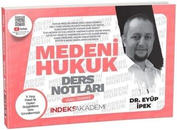 İndeks Akademi KPSS A Grubu Medeni Hukuk Video Ders Notları