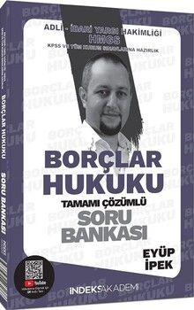 İndeks Akademi KPSS A Grubu Borçlar Hukuku Soru Bankası Çözümlü