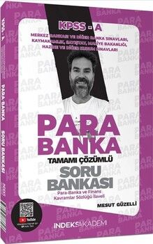 İndeks Akademi KPSS A Grubu Para Banka Soru Bankası