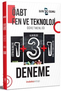 İndeks Kitap ÖABT Fen ve Teknoloji Öğretmenliği 5 Deneme Dijital Çözümlü