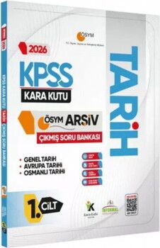 İnformal Yayınları 2026 KPSS Tarihin Kara Kutusu ÖSYM Çıkmış Soru Havuzu Bankası 1.Cilt