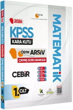 İnformal Yayınları 2026 KPSS Matematik Kara Kutusu CEBİR ÖSYM Çıkmış Soru Bankası 1. Cilt