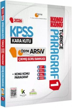 İnformal Yayınları 2026 KPSS Türkçenin Kara Kutusu Paragraf 1 Konu Konu ÖSYM Çıkmış Soru Bankası