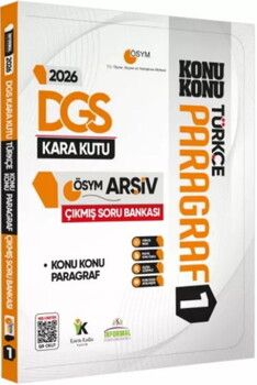 İnformal Yayınları 2026 DGS Türkçenin Kara Kutusu Paragraf 1 Konu Konu ÖSYM Çıkmış Soru Bankası