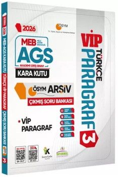 İnformal Yayınları 2026 MEB AGS Türkçenin Kara Kutusu Paragraf 3 Vip ÖSYM Çıkmış Soru Bankası