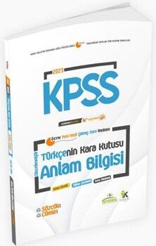 İnformal Yayınları 2023 KPSS Türkçenin Kara Kutusu Anlam Bilgisi Çıkmış Sorular Soru Bankası