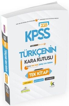 İnformal Yayınları 2023 KPSS Türkçenin Kara Kutusu TEK KİTAP Konu Özetli Güncel Çıkmış Soru Bankası