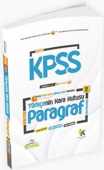İnformal Yayınları 2023 KPSS Türkçenin Kara Kutusu Paragraf Konu Özetli Soru Bankası