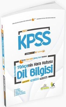 İnformal Yayınları 2023 KPSS Türkçenin Kara Kutusu Dil ve Anlatım Çıkmış Sorular Soru Bankası