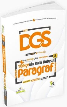 İnformal Yayınları 2023 DGS Türkçenin Kara Kutusu Paragraf 2. Cilt Konu Özetli Soru Havuzu