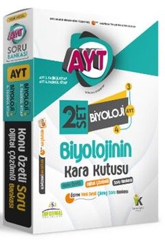 İnformal Yayınları AYT Biyolojinin Kara Kutusu Konu Özetli Soru Bankası 2li Set