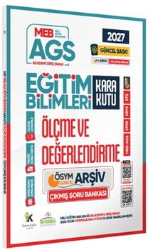 İnformal Yayınları 2027 MEB AGS Eğitim Bilimlerinin Kara Kutusu Ölçme ve Değerlendirme ÖSYM Çıkmış Soru Bankası
