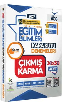 İnformal Yayınları 2027 MEB AGS Ocak Müfredatı Eğitim Bilimleri ÖSYM Çıkmış Karma Kara Kutu 30x30 Deneme