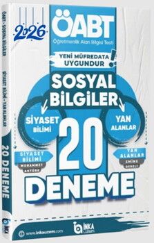 İnka Uzem 2026 ÖABT Sosyal Bilgiler Yan Alanlar Siyaset Bilimi 20 Deneme