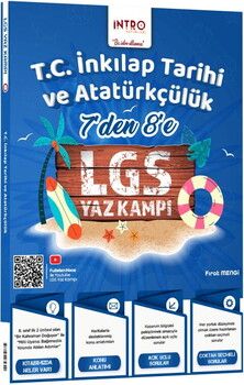 İntro Yayınları 7 den 8 e LGS İnkılap Tarihi Yaz Kampı