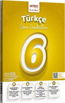 İntro Yayınları 6. Sınıf Türkçe Soru Fasiküleri