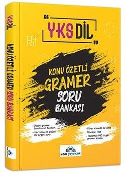 İrem Yayınları YKS Dil Konu Özetli Gramer Soru Bankası