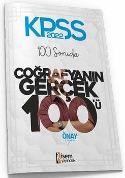 İsem Yayınları 2022 KPSS 100 Soruda Coğrafyanın Gerçek 100 ü Deneme
