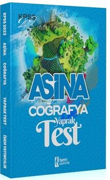 İsem Yayınları 2023 KPSS Coğrafya Aşina Yaprak Test