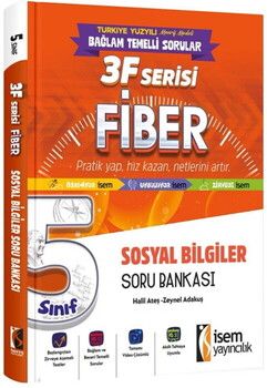 İsem Yayınları 5. Sınıf Sosyal Bilgiler 3F Fiber Soru Bankası
