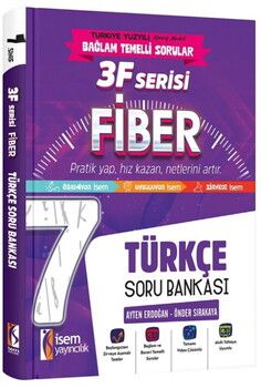 İsem Yayınları 7. Sınıf Türkçe 3F Fiber Soru Bankası