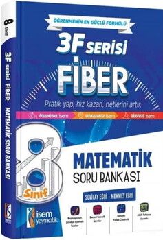 İsem Yayınları 8. Sınıf Matematik 3F Fiber Soru Bankası