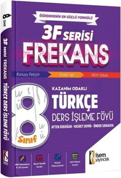 İsem Yayınları 8. Sınıf Türkçe 3F Frekans Ders işleme Föyü