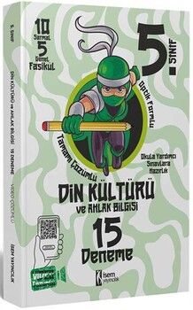 İsem Yayınları 5. Sınıf Din Kültürü ve Ahlak Bilgisi 15 Deneme