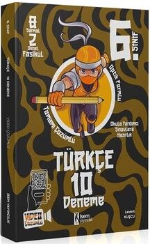 İsem Yayınları 6. Sınıf Türkçe 10 Deneme
