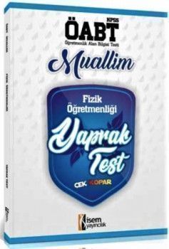İsem Yayınları ÖABT Muallim Fizik Öğretmenliği Çek Kopar Yaprak Test