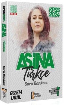 İsem Yayınları 2024 Aşina KPSS Türkçe Tamamı Video Çözümlü Soru Bankası
