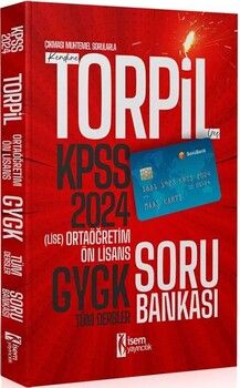 İsem Yayınları 2024 KPSS Ortaöğretim Ön Lisans GYGK TOPRİL Tek Kitap Soru Bankası