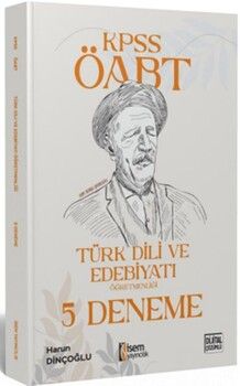 İsem Yayınları KPSS ÖABT Türk Dili ve Edebiyatı Öğretmenliği 5 Deneme