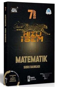 İsem Yayınları 7. Sınıf Matematik Hızlı İsem Soru Bankası