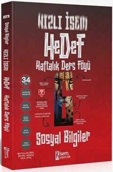 İsem Yayınları 6. Sınıf Sosyal Bilgiler Hızlı İsem Hedef Haftalık Ders Föyü