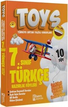 İsem Yayınları 7. Sınıf Türkçe TOYS Hazırlık Föyleri