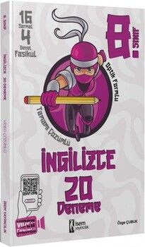 İsem Yayınları 8. Sınıf İngilizce 20 Deneme