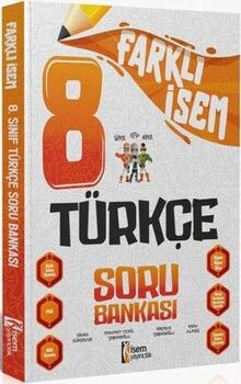 İsem Yayınları 8. Sınıf Türkçe Farklı İsem Soru Bankası