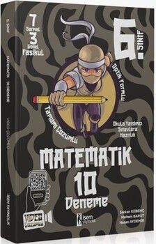 İsem Yayınları 6. Sınıf Matematik 10 Deneme