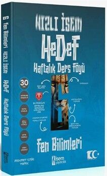 İsem Yayınları 6. Sınıf Hızlı İsem Fen Bilimleri Hedef Haftalık Ders Föyü