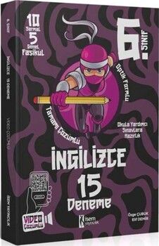 İsem Yayınları 6. Sınıf İngilizce 15 Deneme