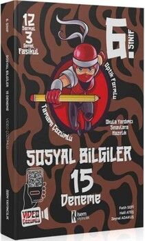 İsem Yayınları 6. Sınıf Sosyal Bilgiler 15 Deneme