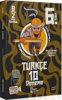 İsem Yayınları 6. Sınıf Türkçe 10 Deneme