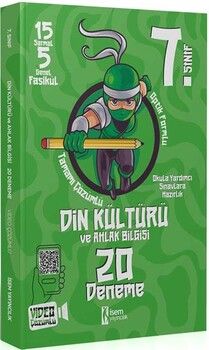 İsem Yayınları 7. Sınıf Din Kültürü ve Ahlak Bilgisi 20 Deneme