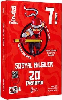 İsem Yayınları 7. Sınıf Sosyal Bilgiler 20 Deneme
